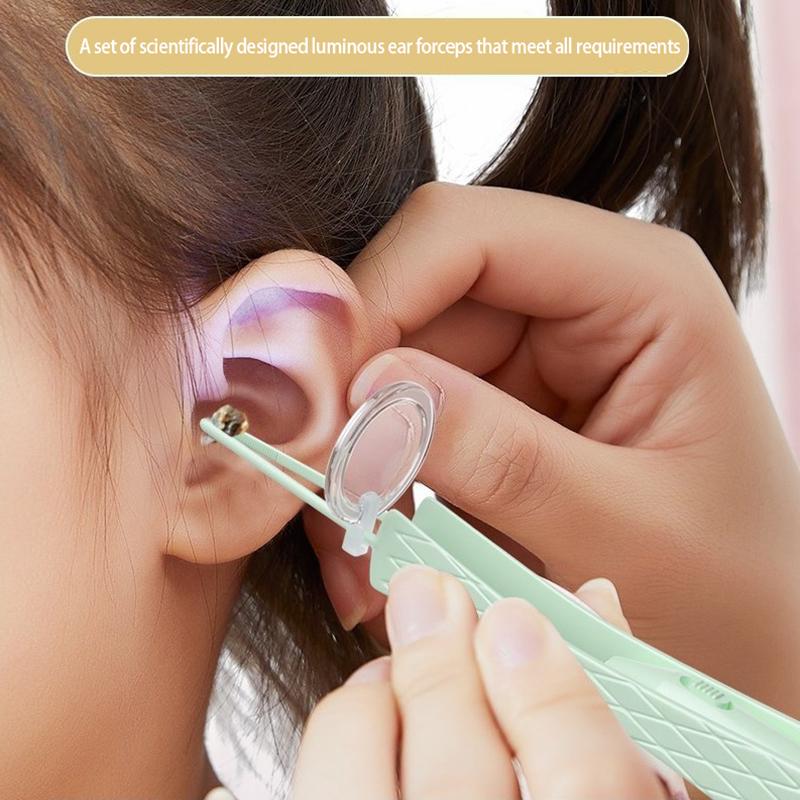 Narzędzie do czyszczenia uszu Wykałaczka do uszu ze światłem Czyścik do uszu Usuwanie woskowiny Ładowany przez USB Zestaw do usuwania woskowiny z uszu Przenośny
