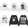 Letter printing retro portrait American tide brand loose men's and women's casual short-sleeved T-shirt tide