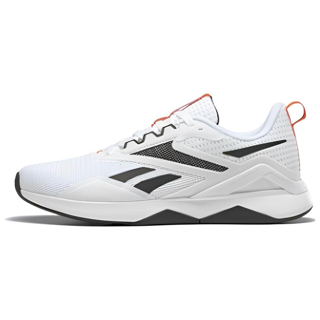 Reebok Nanoflex Tr 2.0 Breathable Fitness Training Shoes Men Sneakers White Gray Orange HP6108 43