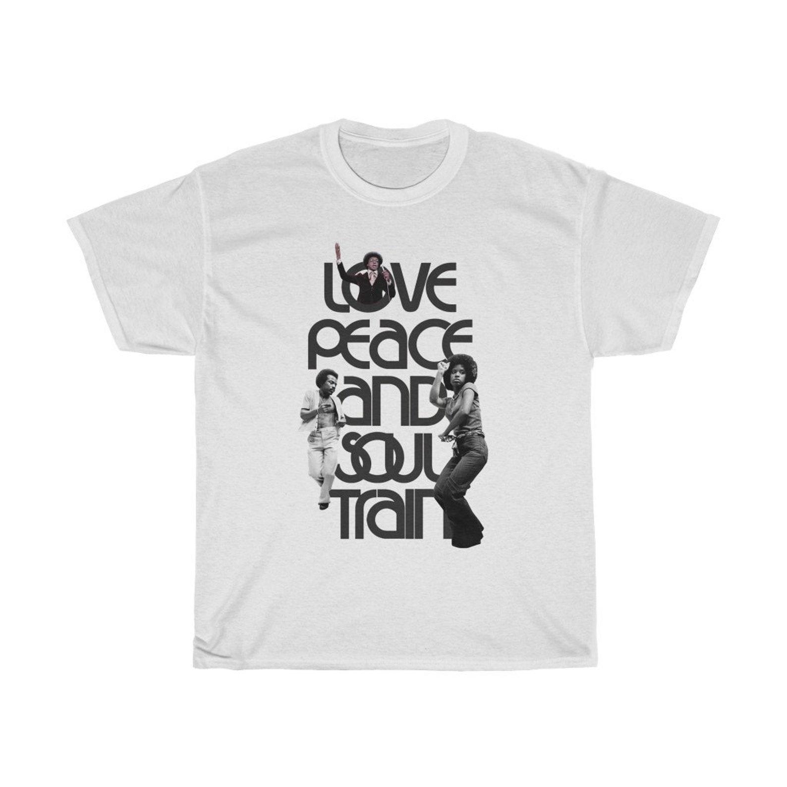 Soul Train T-Shirt: Boogie Dance Music Graphic Tee XL