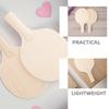 CALLARON Table Tennis 6 Wooden Blank Paddles for Unfinished Craft DIY Sports Game Gift Rackets, Kids,