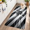 Flannel Kitchen Mat Juventus FC Soft Area Rug Non Slip Floor Carpet Home Decoration
