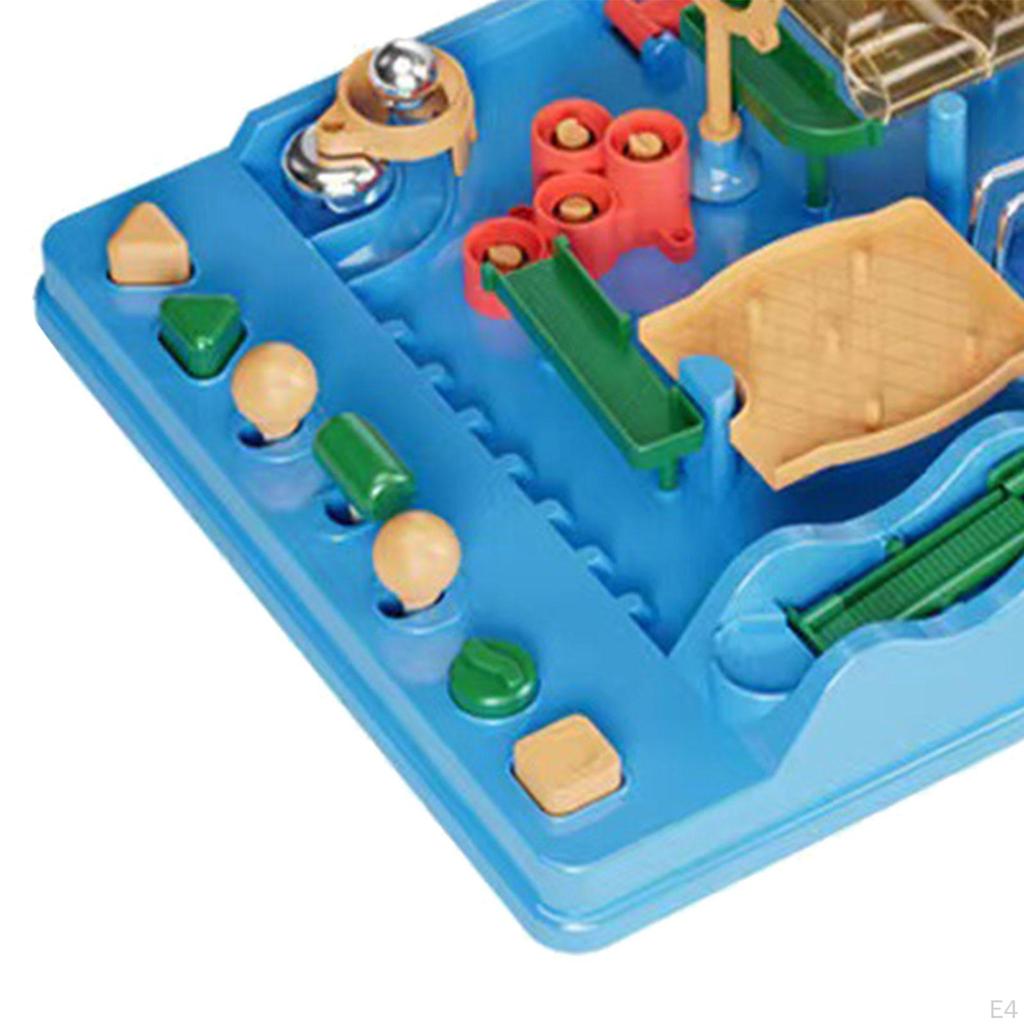 Aile Oyunu Çocuk Mermer Koşusu 3 4 5 6 7 8+ Yaş İçin Yapı Blokları Yeşil