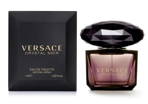Versace Crystal Noir Eau De Toilette 50ml - Luxurious Floral Scent with Sensual Amber and Musk Essences