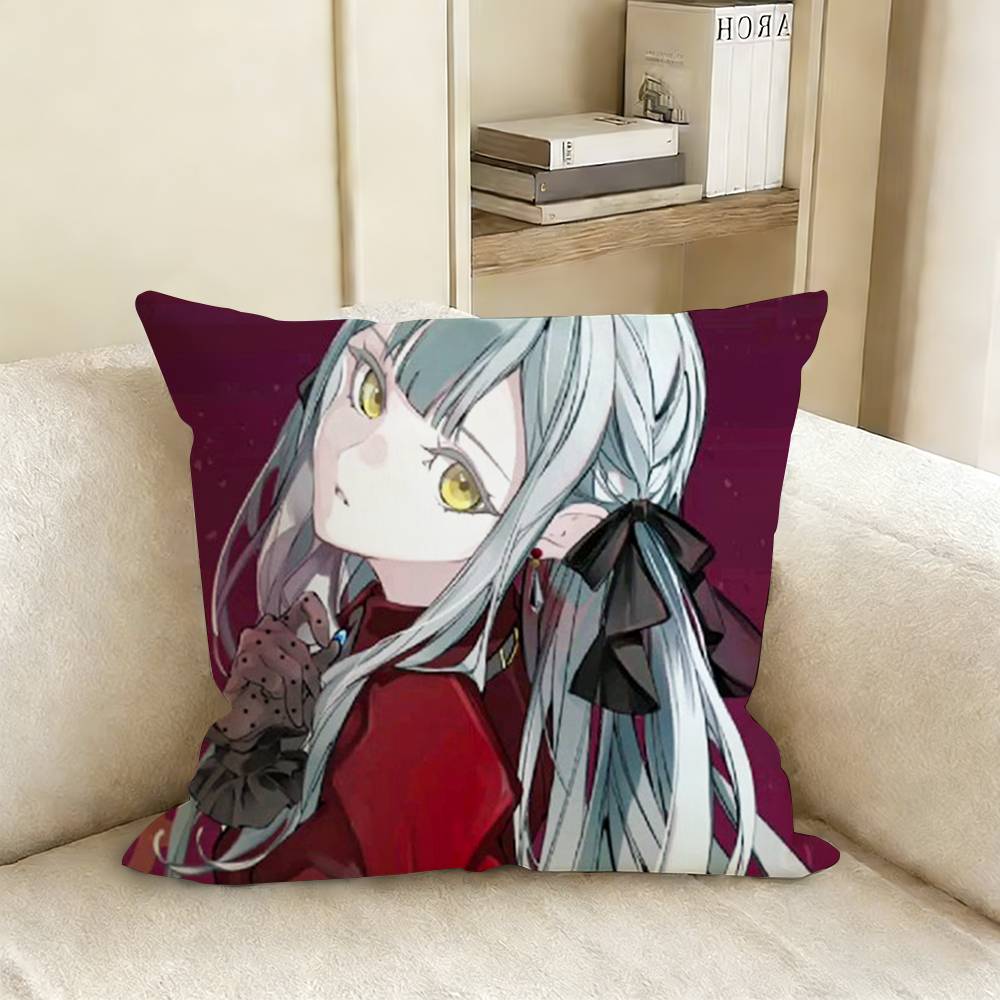 

BanG Dream Аниме AAve Mujica Наволочка Подушка-подушка для дивана в гостиной Подходит для домашнего декора спальни 30x30cm