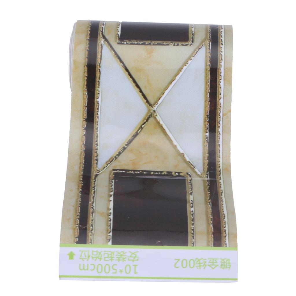 Wallpaper Border Trim Self Adhesive Wall Art Sticker Waist Line Border Kitchen Bathroom Decor