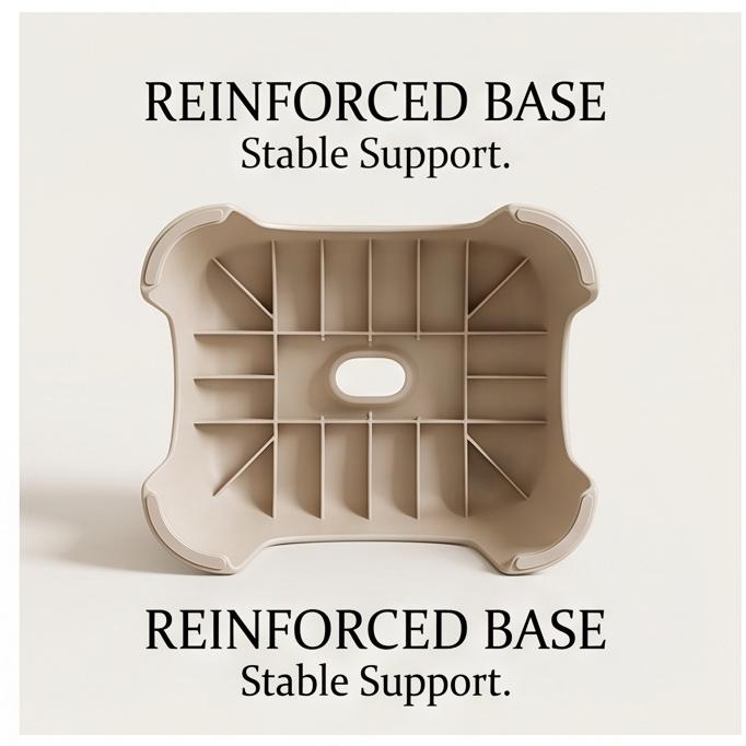 Sgabello Piccolo in Plastica Robusto Antiscivolo, Spesso Portante, Panchetta Bassa Portatile per Casa Bagno Soggiorno Uso Doccia Bambini