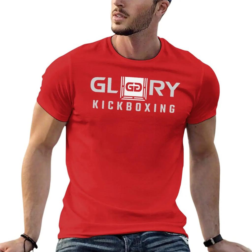 Nueva Camiseta de Kickboxing Glory Manga Corta Camiseta de Anime camisetas para hombre casual elegante Moda de Verano Llegada Algodón Manga Corta