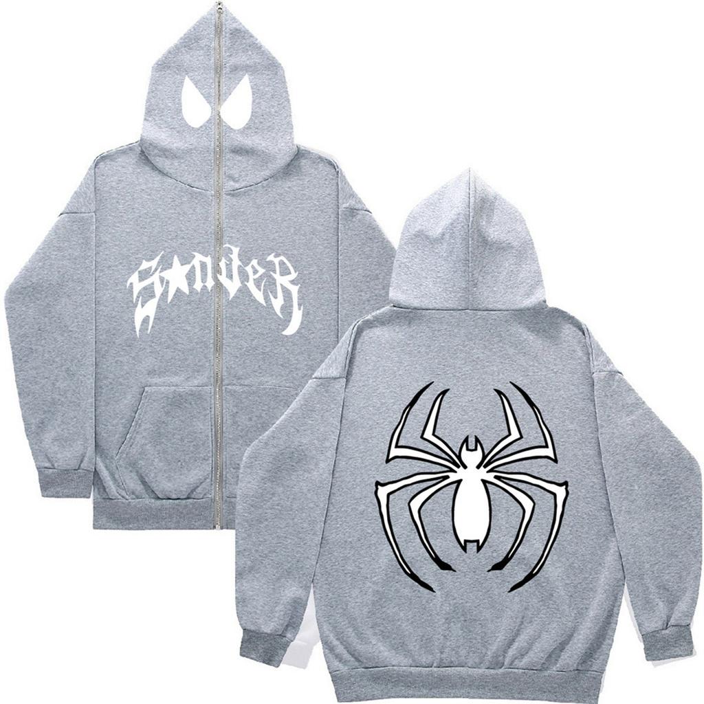 Casual Fashion Letter Printing Long Sleeve Zipper Hooded Sweatshirt For Men And Women