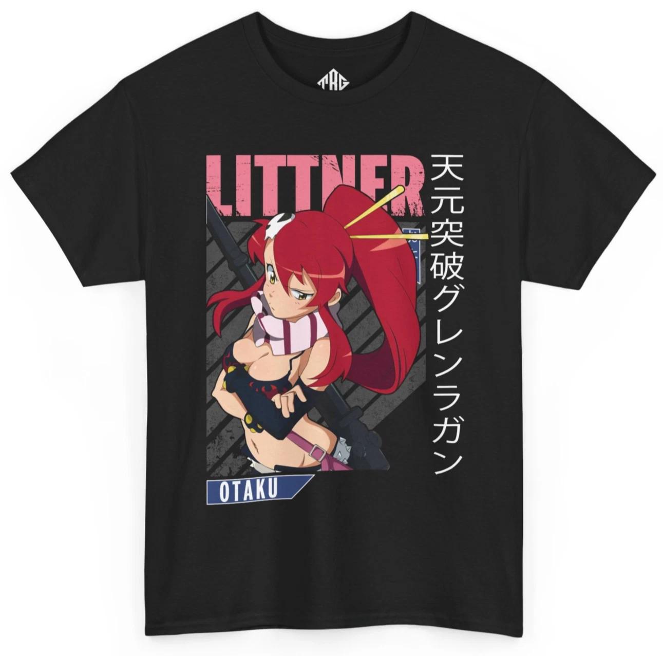 

Yoko Littner T-Shirt Gurren Lagann Anime Gunner Girl Fan Tee 3XL
