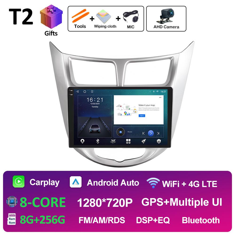 Pentru Hyundai Solaris Verna Accent 1 2010 2011 2012 2013 - 2016 Sistem Smart Android Player Video Auto Autoradio WIFI Ecran Tactil