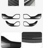 Zeekr 007 Carbon Fiber Door Kick Mats - Interior Protection Stickers