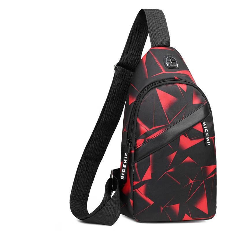 

Нагрудная сумка унисекс, простая сумка для хранения, легкий дорожный маленький рюкзак, сумка через плечо, модные повседневные сумки на одно плечо