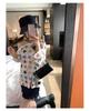 Chic Women's One-Shoulder Star Print Long Sleeve Tee for Fall 2025 - Lightweight Sun Protection Cover-Up