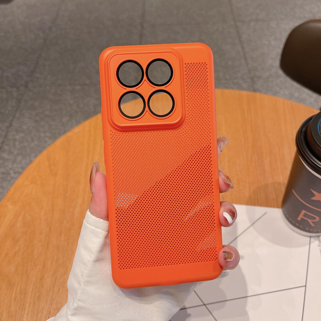 Applicable to Xiaomi Mi 11Pro heat dissipation and breathable mesh mobile phone case Redmi K11 skin matte ultra-thin NOTE11 hard case