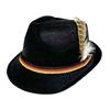 Beer Festival Jazz Hat Costume Prop For Oktoberfest Celebrations With Feather