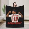 Bellinghams Knitted Blanket Soccer Football Fuzzy Throw Blankets Summer Air Conditioning Printed UltraSoft Warm Bedspread