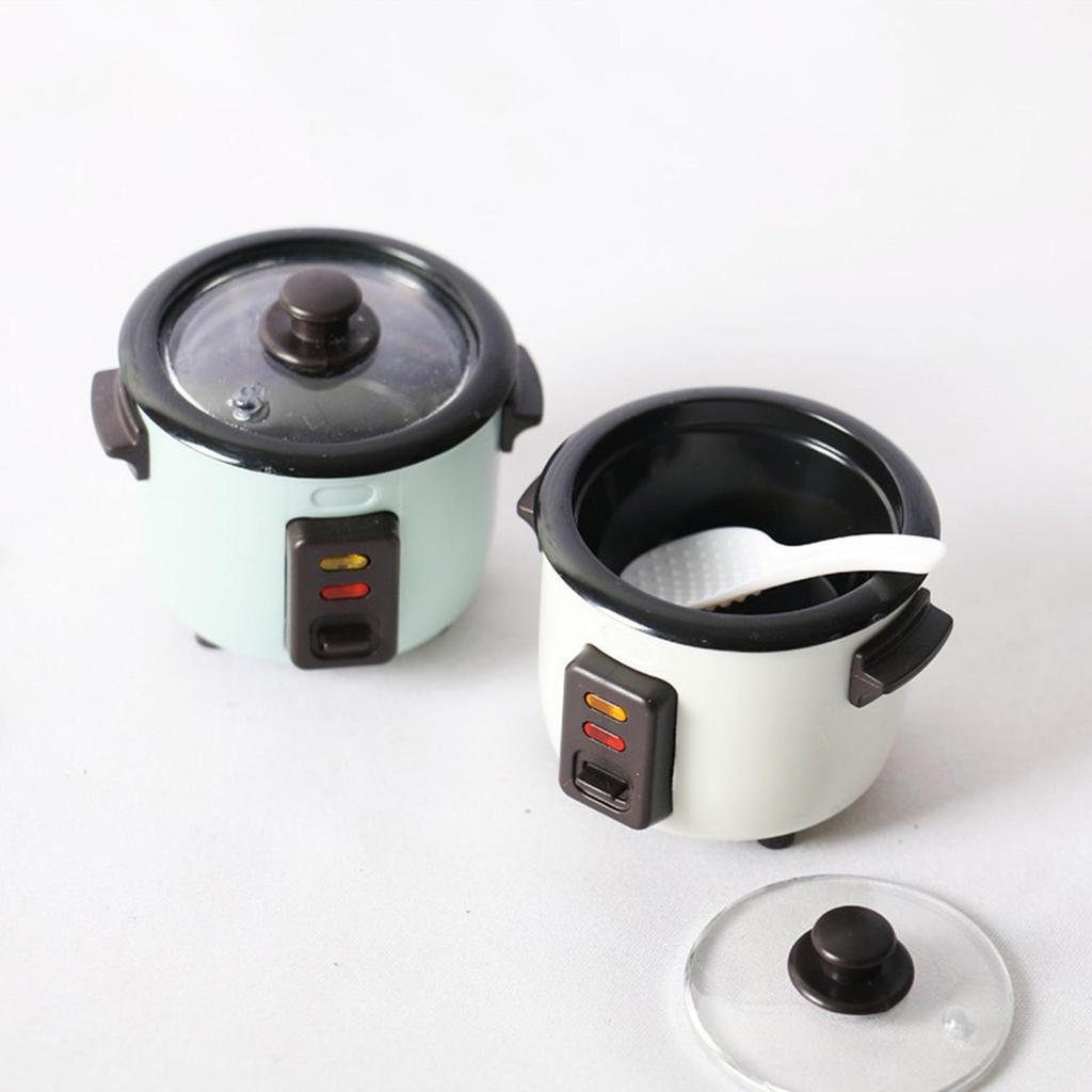 Gift For Dollhouse Lover Miniature Electric Cooker Toy For Doll House Dollhouse Kitchen Furniture Toy