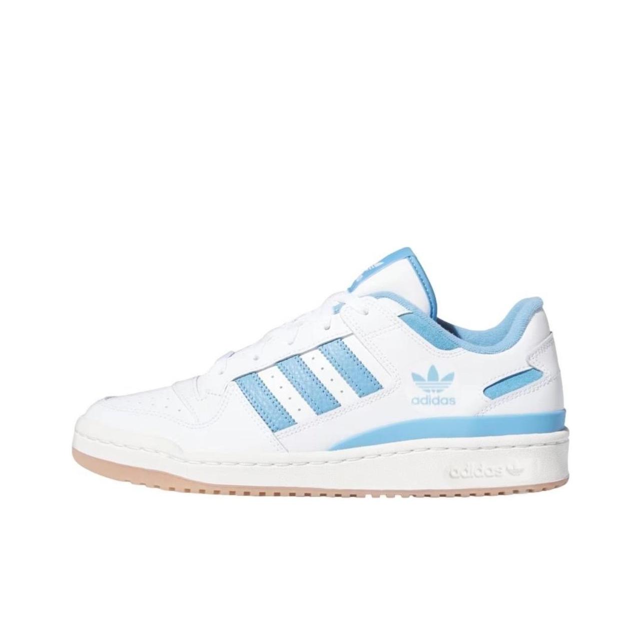 

adidas Forum Low CL White Light Blue Gum Unisex Sneakers Cloud-White Team-Light-Blue IH7832 45⅓