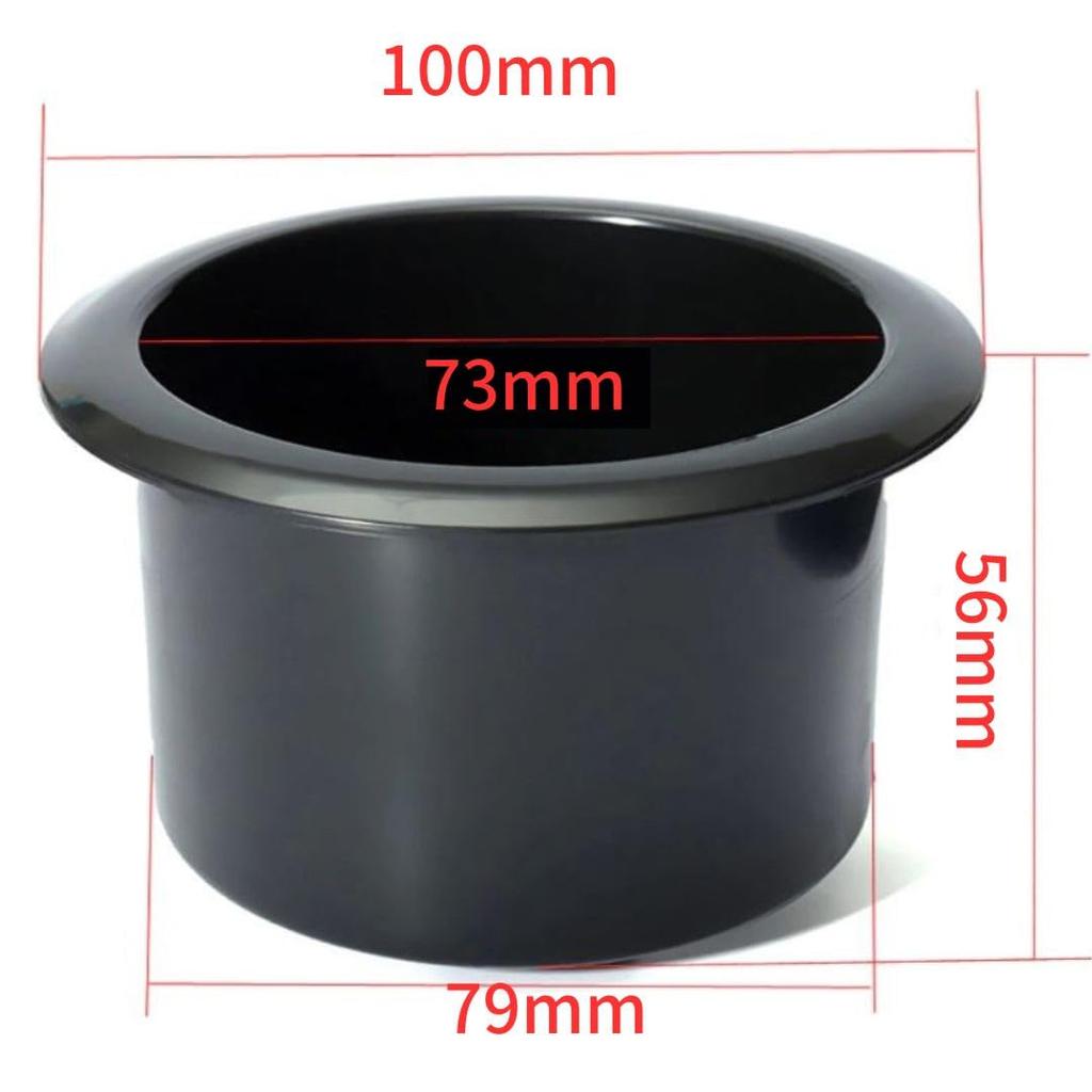 Cup Drink RV Cup DIY Holder, Non-Tip, Holder, Car, Desk, Camper, Black, Holder, Hiace, (2 Pieces)