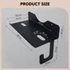 Jig Saw Holder Garage Storage Wall Mount Black Metal Shed Workshop Organization Hanger