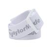TaylorMade M TM Logo Tape Belt, White, Free Size, 24SS, TL348