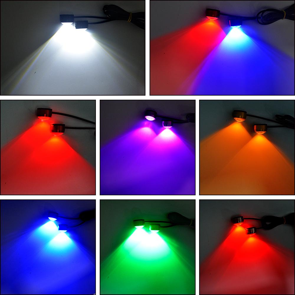 LED Eagle Eye Adhesive Daytime Running, License Plate & Reversing Brake Light with 12SMD for Car & Motorcycle.