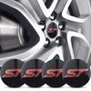 4PCS 56MM Car Wheel Center Cap Sticker Accessory Emblem for Ford Mustang Focus 2 C-Max Foose Fiesta ST RS EcoSport ESCORT Mondeo