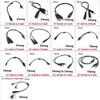 13 Types 12v DC Male Female Power Supply Splitter Adapter To 2 Way Dual Male Female Cable Plug 5.5*2.1mm 2.5mm 22awg 18awg Wire