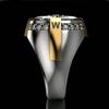 1 Modischer Nordstern Kompass Ring, Silber Gold Ästhetischer Schmuck für Herren, Tägliches Tragen, Feiertagsgeschenk