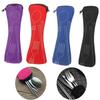 7/3Pcs Stainless Steel Western Food Steak Knife Fork Spoon Creative Cloth Bag Portable Outdoor Camping Tableware Set of Pieces