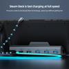 For Steam Deck Dock Station 6/7/8 In 1 USB 3.0 HD 4K@60Hz RJ45 Gigabit Ethernet USB-C PD100W for ROG Ally Game Console HUB Dock