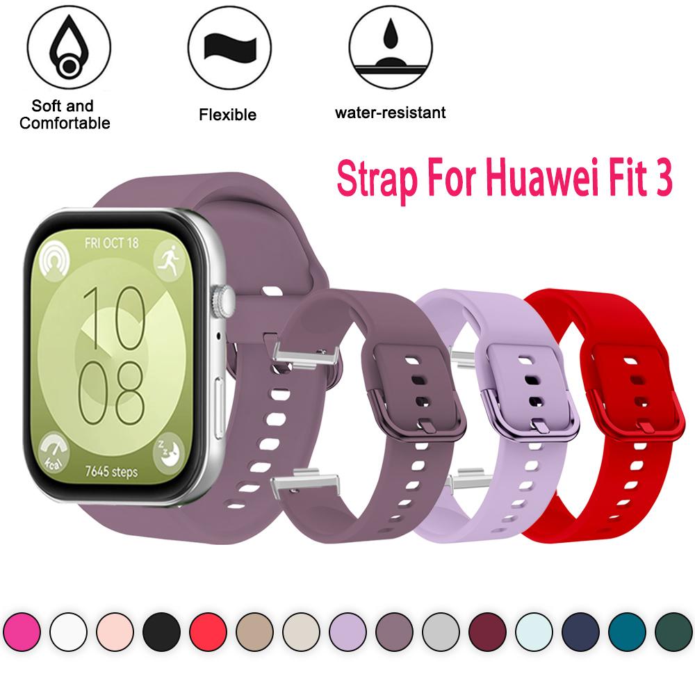 Bracelet for Huawei Watch Fit 3 Men Women Replacement Strap for Huawei Smart Watch Fit 3 Sport Soft Lightweight Band