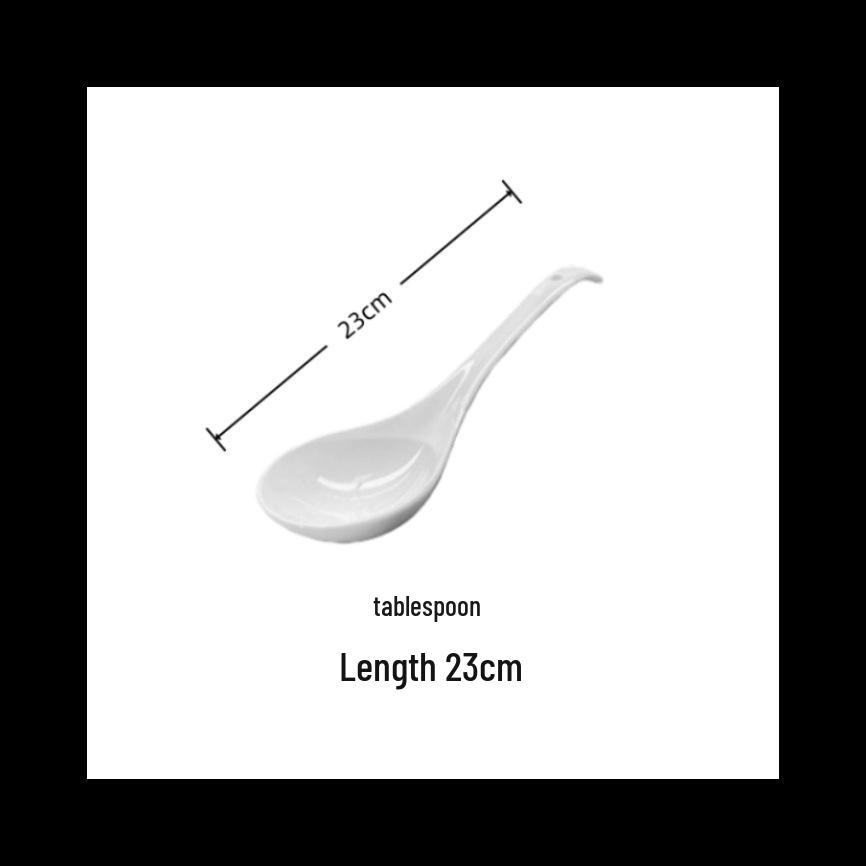 Pure White Ceramic Tableware Set - Plates & Bowls for Home or Hotel