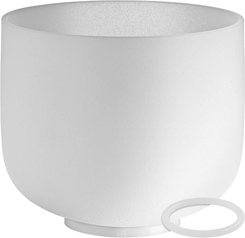 

MEINL Sonic Energy Collection Crystal Singing Bowl, 8 Crown Chakra, 432Hz/Bb, CSB8B (Silicone Ring Included) [Official Japanese Product]