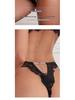 Dámské krajkové tanga s nízkým pasem a nastavitelnou přezkou - Zvedající hýždě & Prodyšné