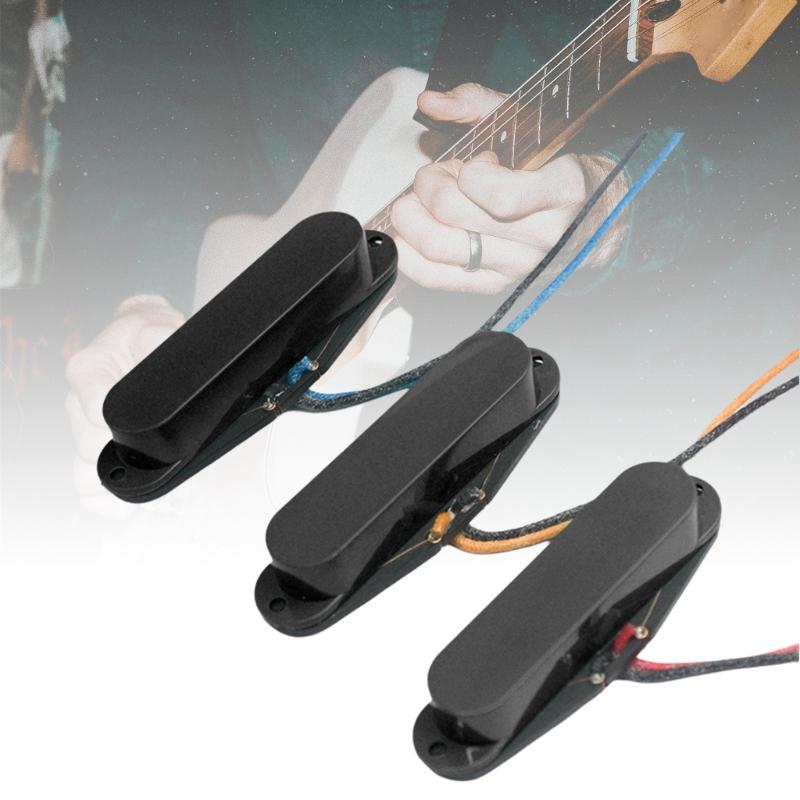 Neck/Middle/Bridge Pickup for Electric Guitar Part Replacement Open Style Alnico 5 Guitar Pickup Single Coil Pickup