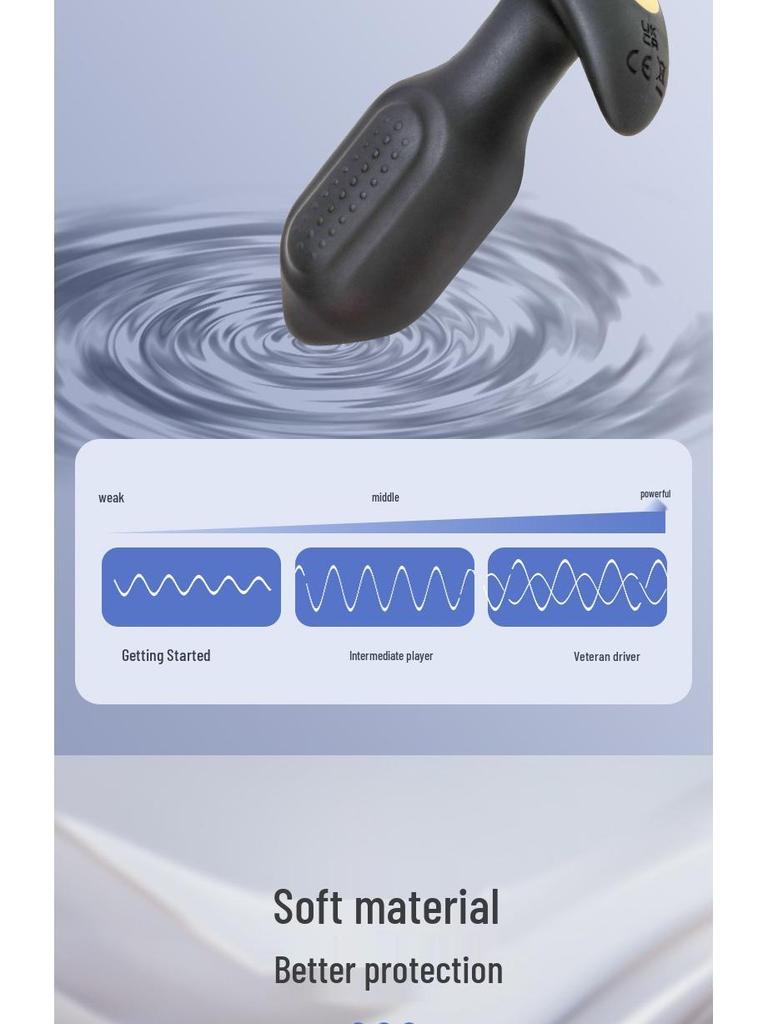 APP-Controlled Silicone Butt Plug: Rotating, Vibrating Little King Kong