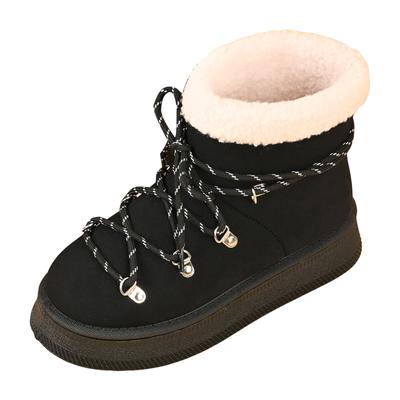 Women's High Top Boots Warm And Cold Cotton Boots Thick Soled Thickened Boots Comfortable Cotton Cold Winter Hunting Boots Women