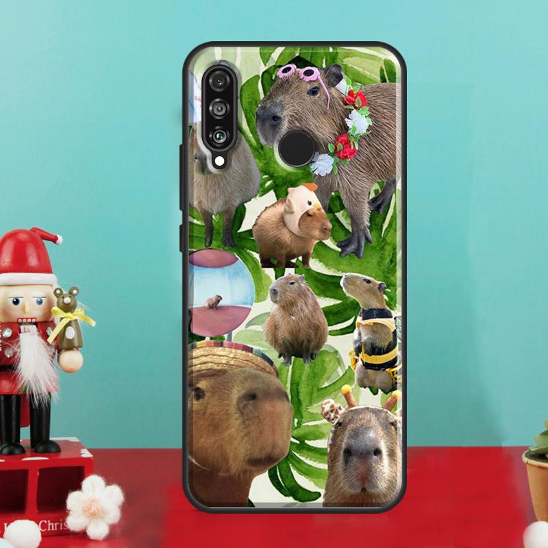 Capybara Cute For Huawei Nova 5T 10 9 SE 12s 11i 12i Y91 Y90 Y60 Y70 Y72 Y61 P20 P30 P40 Lite P60 Pro Case