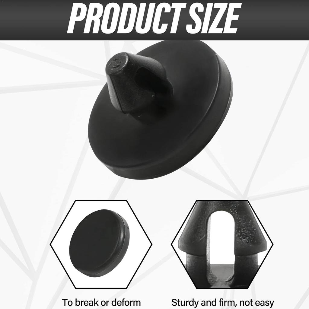 Jeproer Rubber Stopper Brake Pedal, Brake Button Stopper - Button Stopper Auto Truck Replacement