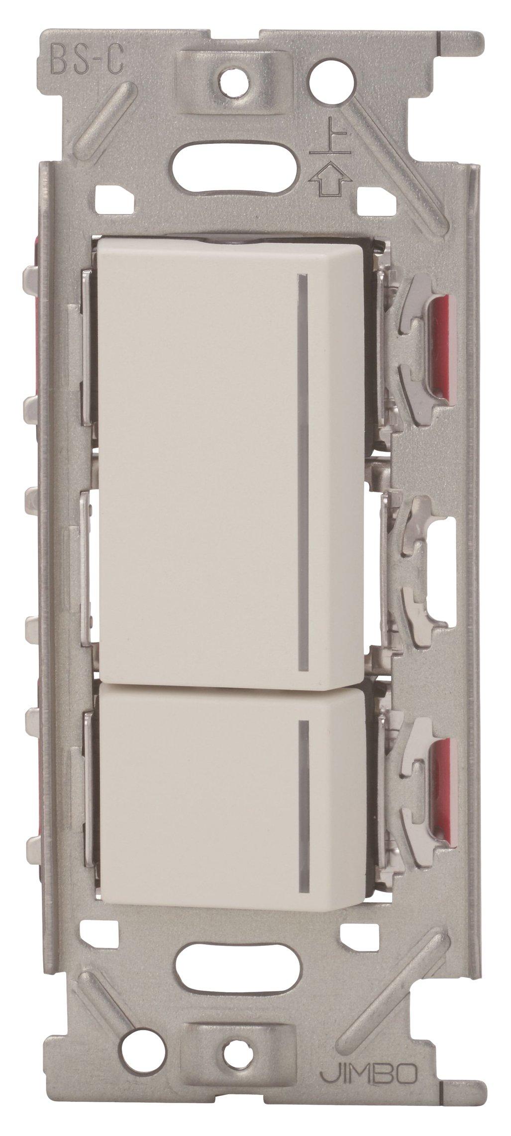 

Jinbo ElectricNKW 3-Way Switch Set with Check Lamp, Double, Pure White (PW) NKW02012