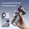 Portable Handheld 100 Speed Handheld Fan Ultra High Speed Long Endurance Turbo Small Fan 3000mAh Silent Desktop Fan