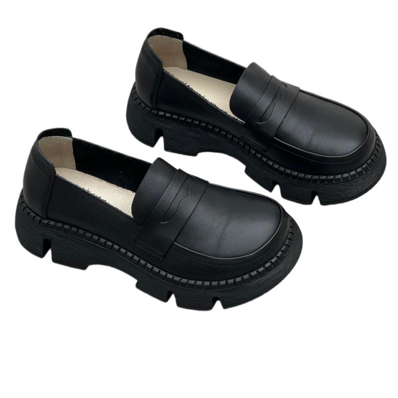 New Style Platform Shoes - Flat Platform Round-toe Casual Women's Single Shoes