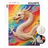 Pearl Art Painting Home Wall Decor Chinese Dragon Pearl Gemstone Painting Picture Crafts Adult/Beginner Gift Creative Home Decor Unframed
