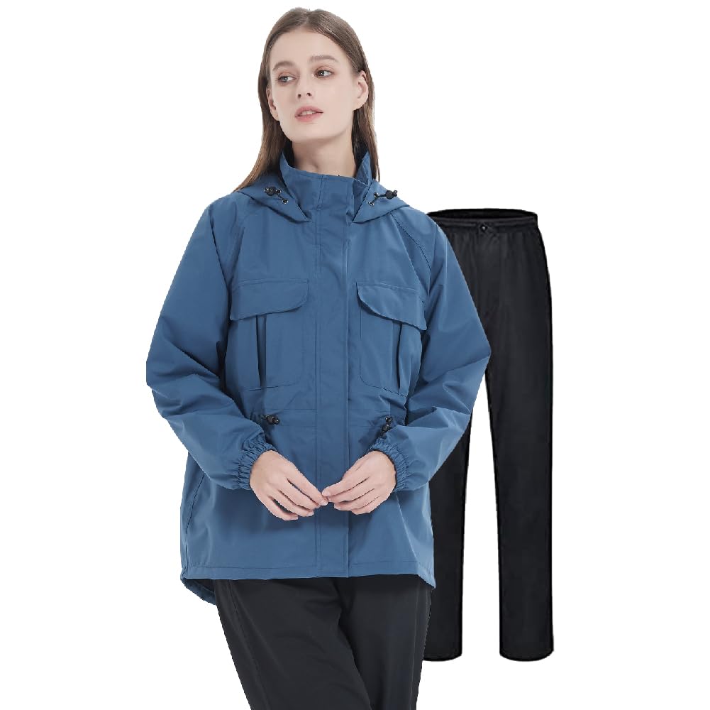 TopKylin Raincoat Perfect for and More and Perfect for Outdoor and Hiking Size Women's Set, Cycling, Golf, [Lightweight, Waterproof, Windproof,