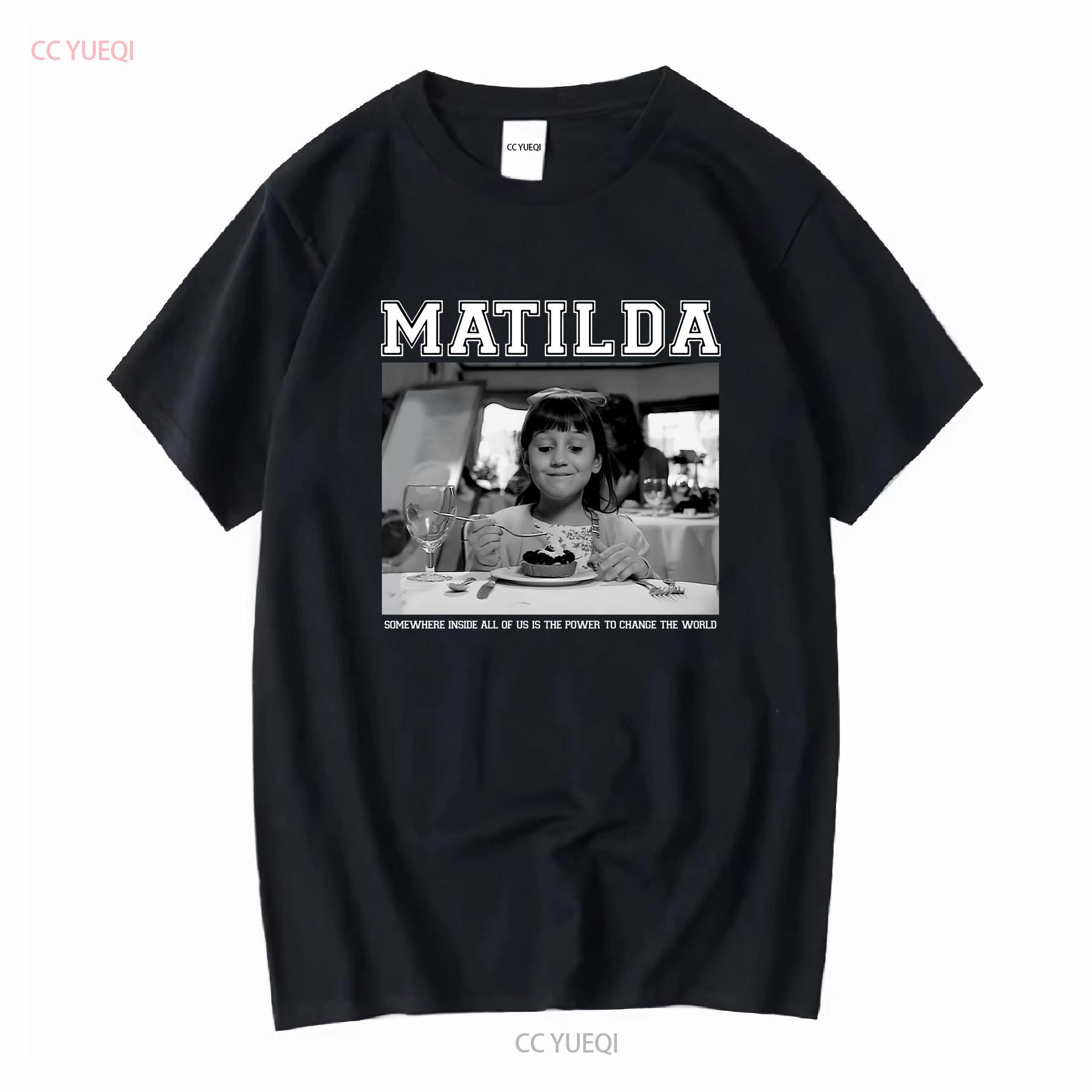 

Matilda T Shirt long or short sleeves vintage Washed graphic Unisex Slightly Casual designer clothes streetwear Stretched homme 4XL
