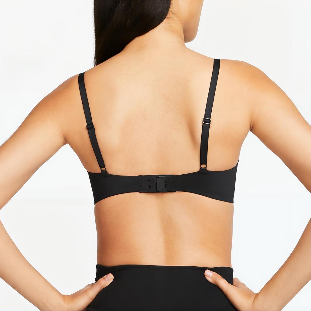 Nike Sujetador Deportivo Dri-Fit Alate Minimalista Soporte de Baja Intensidad Ropa Interior de Mujer Negro DM0527-010