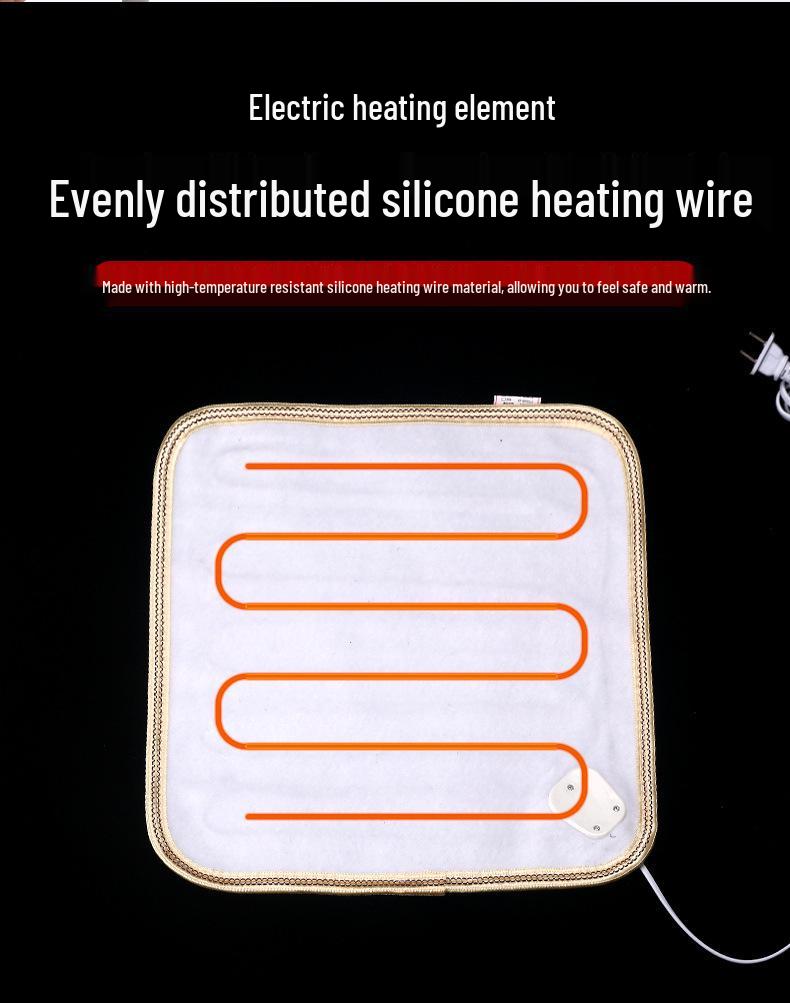 Elektrisches Beifuß-Heizsitzkissen für Herbst/Winter – Home/Office Hüft-Moxibustion Warmkompressen-Pad