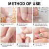 50 Sheet Waterproof DoubleSided Fake Nail Adhesive Tabs Transparent Gel Nail Tape